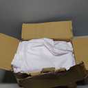 10-Pack White Tablecloths for Rectangle Tables, 60 x 120 Inches, Stain-Resistant Polyester Fabric for 6 Foot Tables - Washable Table Covers for Weddings, Banquets, Birthday, Parties, Events