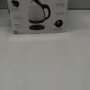 Elite Gourmet EKT1001 Electric 1.0L BPA-Free 1100W Glass Kettle Cordless 360 Base, Stylish Blue LED Interior, Handy Auto Shut-Off Function  Quickly Boil Water For Tea & More, Black