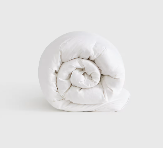 CozyLux White Comforter King Size,  Solid Breathable Quilted Boho Style Bedding Comforter, Luxury Fluffy Soft Microfiber Comforter for All Season