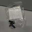 Black Plastic Pieces With Screws
