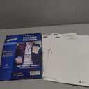 Mifflin-USA Name Badge Inserts,Badge Inserts (50 Sheets), Compatible with Inkjet, Laser Printer, and Printable Sheets