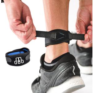 Achilles Strap - Ankle Support for Achilles Tendonitis - Support Brace for Men and Women - Neoprene Ankle Support for Running Cycling Sports (Small, Black)