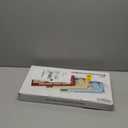 Wireless Keyboard and Mouse Combo, Retro Round Keycaps, Full-Size Cute Typewriter Keyboard with Large Phone/Tablet Holder, Auto-Sleep, 2.4GHz Cordless Connection for Windows/PC/Laptop (Camellia Rose)