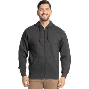 Fruit of the Loom Eversoft Fleece Full Zip Hoodie Sweatshirt (Medium)