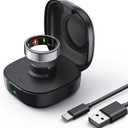 Upgraded Wireless Charging Case Compatible with O-ra Ring Gen3 Charger, Portable Travel Charger Dock with Indicator Light, Compact Charging Box for O-ra Ring Gen3 Heritage/HorizonBlack,Size 6