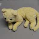 12 inches Stuffed Animal Cat, Children's Plush Stuffed Animal Toy (Yellow)