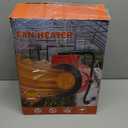 Buyplus Greenhouse Heater with Digital Thermostat, 1500W Outdoor Heaters for Patio, Overheat Protection & 3S Fast Heating, Electric Space Heater for Patio, Garage, Greenhouse, Flower House, Red