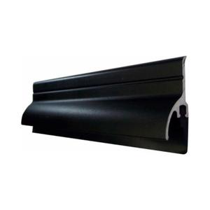 Pemko - 345DV36 Door Bottom Sweep with Rain Drip, Dark Bronze Anodized Aluminum with Black Vinyl insert, 0.5625" W x 2" H x 36" L