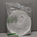 2Pack White Oval Paper lanterns 16, Chinese Japanese paper lantern lights Paper Lamp shade for Home Decor Wedding Birthday party decorations(White-16inch-2PCS)