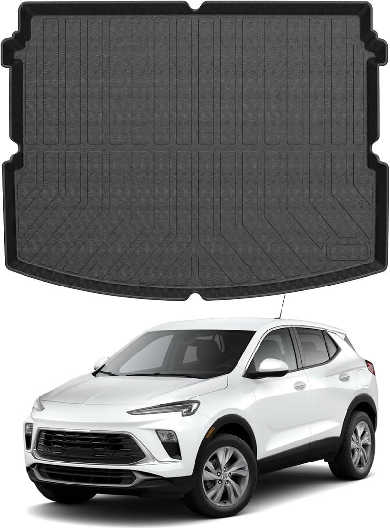 Mixsuper Custom Fit Cargo Liner for Buick Encore GX 2020-2024 2025 (Only Fits Models W/Cargo in Lower Position) All Weather Rear Trunk Liner Cargo Mat Black