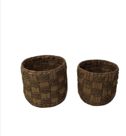2 "Nadi" Hyacinth Baskets