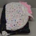 Happy Nappers Pillow & Sleepy Sack- Comfy, Cozy, Compact, Super Soft, Warm, All Season, Sleeping Bag with Pillow- Medium 54 x 20, Shimmer Unicorn