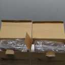 URALFA Fridge Drawer Organizer, Adjustable Refrigerator Drawers for Fruit and Vegetable, Pull Out with Handle, Shelf Holder Storage Box, Fit for Fridge Shelf Under 1.1" (2 Pack Drawer)