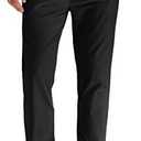 Sailwind Men's Drawstring Linen Pants Casual Summer Beach Loose Trousers. Size 34, Black 