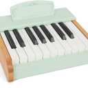 Toy Piano Wooden Piano Keyboard for Toddlers, 18 Keys Digital Piano for Kids, Music Educational Instrument Toy, Wood Gift for 3+ Girls and Boys