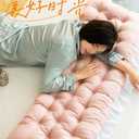 College Dorm Bed Bolster Pillow Long Reading Rectangular Headboard Pillow Backrest Support Cushion for Sitting in Bed Daybed Pillows Soft,White,Full/120 * 50cm