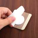 2 x 30pcs Castor Oil Pack Wrap for Belly Button, 2.76in Disposable Self-Adhesive Castor Oil Patches Pads Highly Absorbent Anti-Leak Organic Cotton Castor Oil Compress Covers (Oil Not Included)