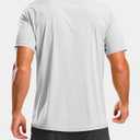 G Gradual Men's Workout Shirts Quick Dry Athletic Running T-Shirts Lightweight Moisture Wicking Short Sleeve Sports Gym Tops (White, L)