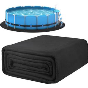 Keten 18-Foot Pool Liner Pad, Round Pool Liners for Above Ground Pools, Pool Mat Made of Durable Geotextile Material Effectively Prevents Puncture, Extend Liner Life