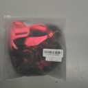 Kaei&Shi Neon Two Tone, Double Layer, High Leg Bottom, 2 Pieces Lingerie (Black Neon Pink,10-12 )