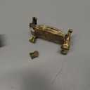 Skylety 12 Pieces Garden Furniture Ornaments Miniature Table and Chairs Set Village Micro Resin Bench Chair for Dollhouse Accessories Home Micro Landscape (Vintage Style)