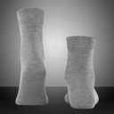 KNETLI Women's Dress Socks, Crew Socks, Super Soft, Grey Size 6-9, 6 Pair Pack (Gray)