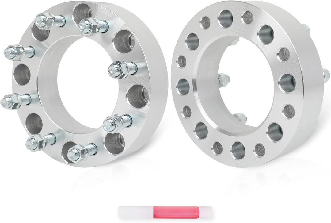 ECCPP change bolt pattern from 8x180 to 8x170 2IN" Conversion Wheel Adapter fit for 11-23 for Chevrolet Silverado 2500 HD Silverado 3500 HD| 11-23 for GMC Sierra 2500 HD 3500 HD