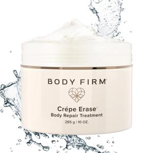 BODY FIRM Crepe Erase Advanced Body Repair Treatment, Anti-Aging Wrinkle Cream, Support Skins Natural Elastin & Collagen Production - 10oz