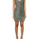 GUESS Women's Sleeveless Jordana Dress, True Teal Multi Size 6