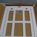 Enjoying Dog Door for Screen Doors, Passage Opening 11.2" x 14.4", Access Freely, Magnetic Swing Flap, Large Pet Door for Sliding Screen Doors, Lockable, White