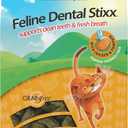 Emerald Pet Grain-Free Chicken Cat Dental Treats  Crunchy Dental Sticks for Cats to Clean Teeth, Reduce Plaque & Tartar, Freshen Breath  Pumpkin for Digestive Health, Natural Cat Chews, 3.6 oz (EXP 01/23/28)