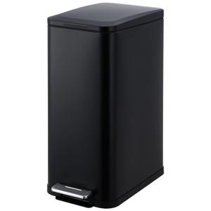 13 Gallon Kitchen Trash Can, Slim Stainless Steel 50l Kitchen Step Garbage Bin with Soft-Close Lid, Fingerprint-Proof Pedal Trash Can with Removable Inner Bucket for Narrow Spaces