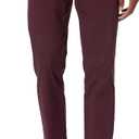 Amazon Essentials Men's Straight-Fit Casual Cotton Stretch Chino Pants, Burgundy, 33W x 28L