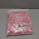 Silk Pajamas for Women with Feather Trim Long Sleeve Satin Pajama Set 2 Piece Button Down Pjs Print Sleepwear (Small, Pink Leopard)