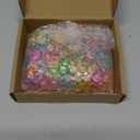 120 Pcs 4th of July Luminous Mini Resin Ducks 3 Colors Patriotic Tiny Ducks Figures to Hide Miniature Figures in The Dark for Independence Day Memorial Day Party Gifts Decorations