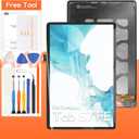 for Samsung Galaxy Tab S7 FE T730 Screen Replacement T730 T733 T736 T738U T735 T737 LCD Display Touch Screen Digitizer Full Assembly,with Tools(Black)