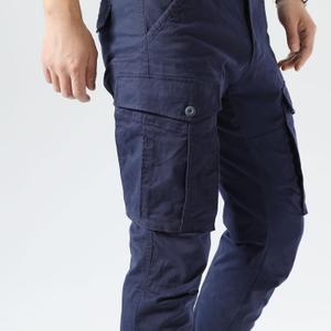 Plaid&Plain Pants For Men 32Wx30L Navy