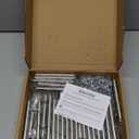 Ravinte 50 Pack 5" Cabinet Pulls Brushed Nickel Stainless Steel Kitchen Drawer Cupboard Pulls Cabinet Handles 5" Length with 3" Hole Center