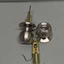 BESTTEN Keyed Entry Door Knob with Lock, Interior and Exterior Door Lock, Standard Ball, Satin Nickel