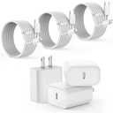 Apple MFi CertifiedFast Charger iPhone,Fast i Phone Charging Cord 3Pack i Phone Charger Fast Charging Plug Block 6FT USB C to Lightning Cable for iPhone 14/14 ProMax/Plus/13 Mini/12/11/XR/XS,AirPods