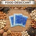 2 x 6-Pack Pet Food Desiccant Bags, Compatible with Automatic Cat Dog Feeders, Keep Pet Food Dry and Fresh