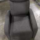 Sweetcrispy Massage Recliner Chair for Adults, Adjustable Home Theater Seating with Lumbar Support, Small Recliners for Small Spaces, Dark Grey (25.2"D x 29.2"W x 38.7"H)