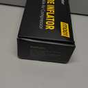 Inzeetor 150 PSI Tire Inflator Portable Air Compressor, 12V DC Auto Shutoff Air Pump with Digital Pressure Gauge and Emergency LED Light for Car Tires, Bicycle & Balloons, Pink