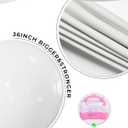 36 Inch White Balloons - Giant Balloons Jumbo White Latex Balloon Extra Large Round Balloon for Christmas Wedding Bridal Birthday Bachelorette Party Decorations (4Pcs), Photo Shoot