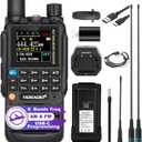 TIDRADIO TD-H3 Ham Radio Multi-Band Two Way Radio with AirBand & TD-771 Long Antenna,USB-C Programming & Charging,2500mAh Battery,One Key Frequency Match,DTMF FM AM NOAA VOX SCAN,Walkie Talkies