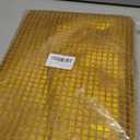 JYFLZQ Gold Sequin Backdrop Curtain, 4.5x8ft, 2 Panels