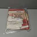 Boao 6 Pcs Christmas Themed Chair Covers Xmas Chair Decorations Christmas Slipcovers for Xmas Party Dining Home Decor