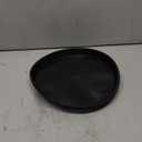 Kichwit 4 Pack 13.5 Inch (12 Inch Base) Plant Saucer, Round Plastic Plant Trays for Indoor & Outdoor, Black