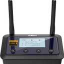 1Mii B03Pro+ Bluetooth 5.3 Transmitter Receiver Certified LDAC for TV Home Stereo, Long Range Bluetooth Extender Wireless Audio Adapter with Screen, Optical RCA AUX 3.5mm Outputs/ Inputs