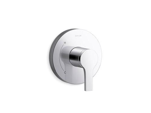KOHLER TS35320-4-CP, Elate Rite-Temp Valve Trim, Polished Chrome, Shiny Bathroom Valve, Easy Maintenance